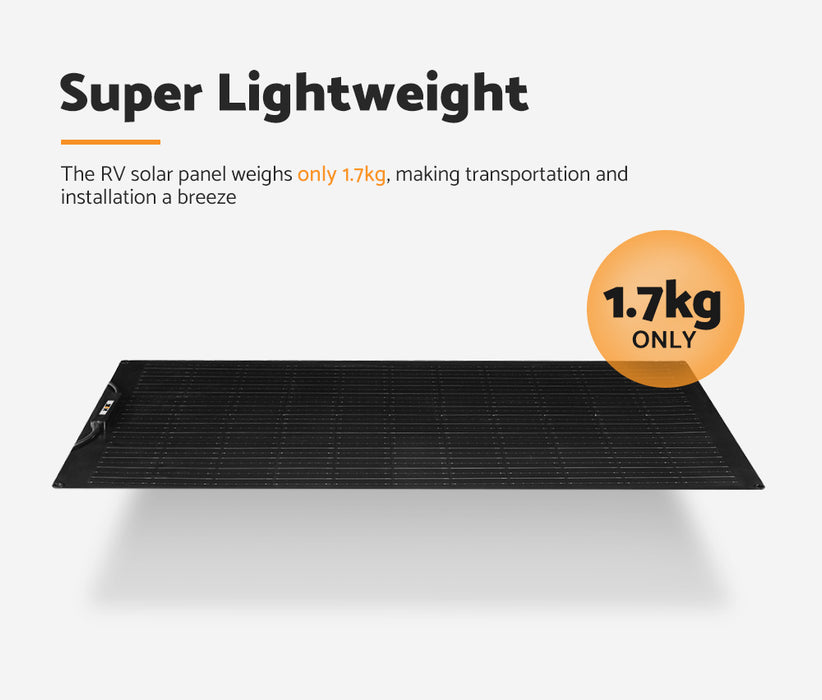 200W Flexible Solar Panel Mono 12V Rv Camping Caravan Boat