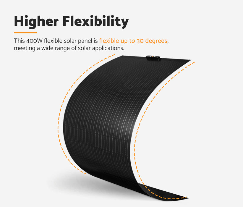 200W / 300W / 400W Flexible Solar Panel Mono 12V Rv Camping Caravan Boat