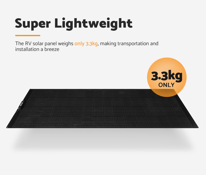 200W / 300W / 400W Flexible Solar Panel Mono 12V Rv Camping Caravan Boat