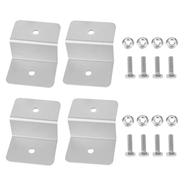 4X Z Style Solar Panel Mounting Bracket Kits