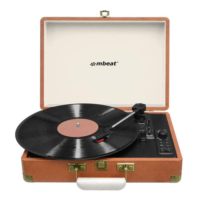 Mbeat Aria Retro Turntable with Bluetooth & Usb Disk Record