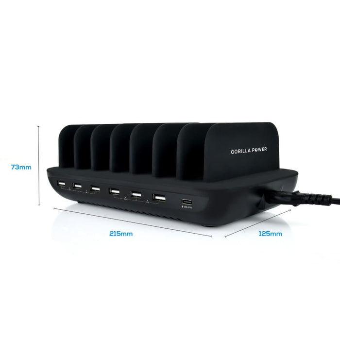 Mbeat Gorilla Power 7-port 60w Usb + Usb-c Charging Station