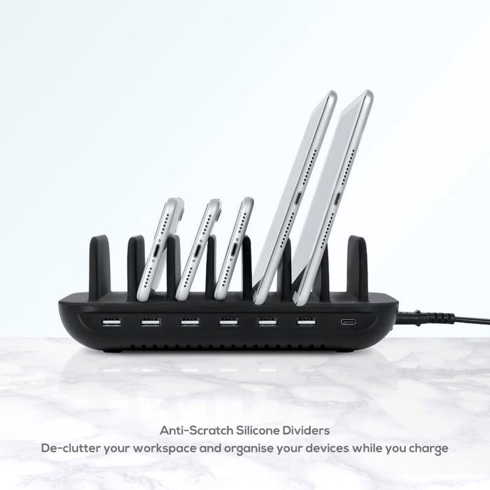 Mbeat Gorilla Power 7-port 60w Usb + Usb-c Charging Station