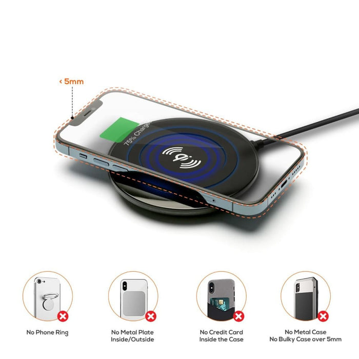Mbeat Gorilla Power 10w Qi Certified Wireless Charging Pad
