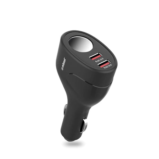 Mbeat Gorilla Power Dual Port Qc 3.0 Car Charger with Cigar