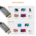 Mbeat Tough Link 1.8m 4k 60hz Display Port to Hdmi Cable