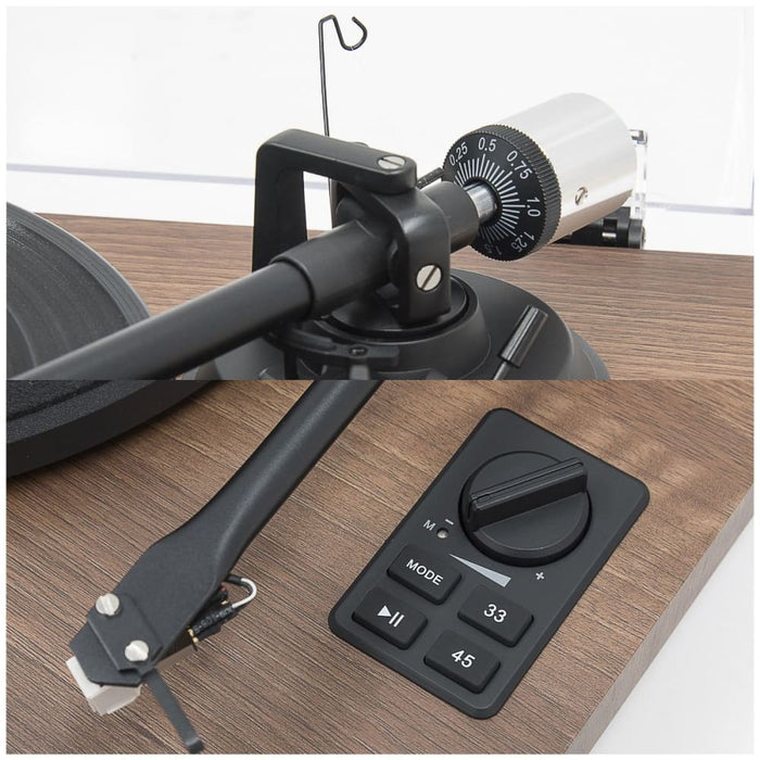 Mbeat Hi-fi Turntable with Bookshelf Speakers and Bluetooth