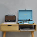 Mbeat Woodstock Ii Sky Blue Retro Bluetooth Tx Rx Turntable