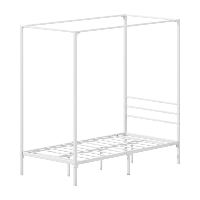 Metal Bed Frame Single Size Canopy Beds Platform