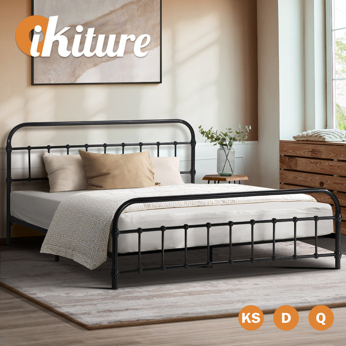 Metal Bed Frame King Single Size Bed Base Platform
