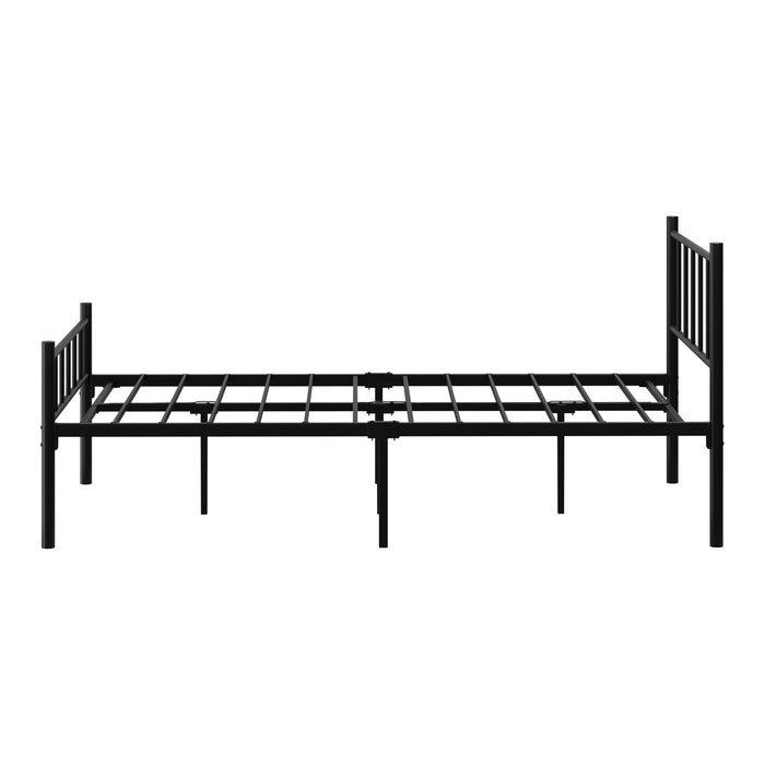 Bed Frame King Single Metal Base Platform Foundation Black