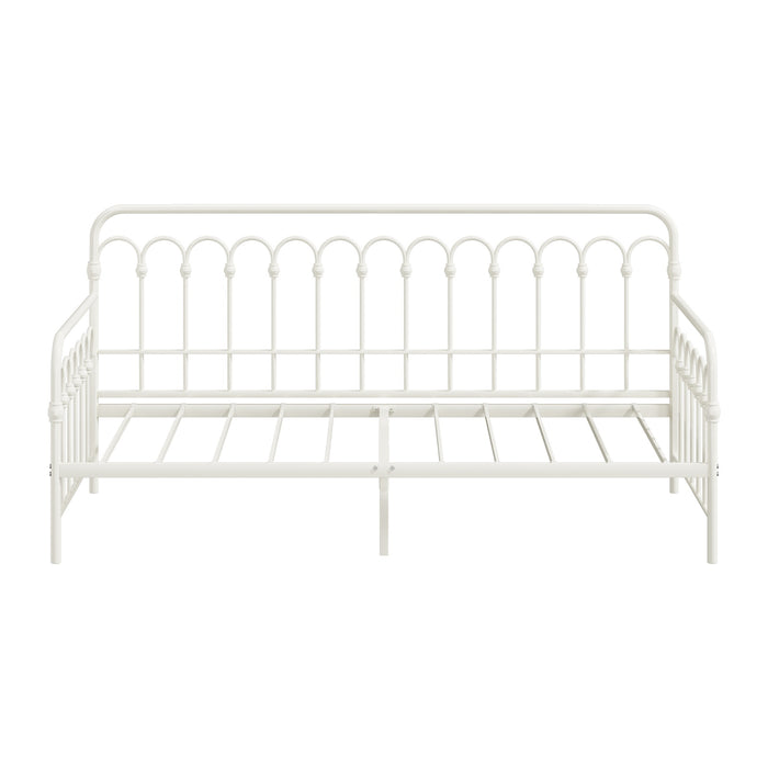Metal Daybed Frame Single Size Sofa Bed Steel Slat Support