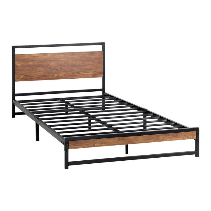 Metal Bed Frame King Single Size Beds Base Platform Wood