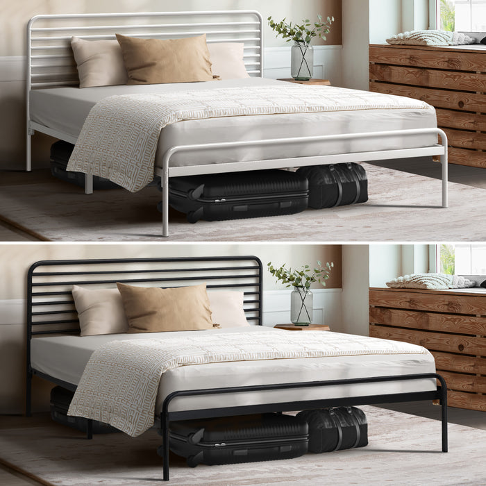 Metal Bed Frame Queen Size Bed Base Beds Platform