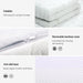 Memory Foam Mattress Topper Cool Gel Bed Mat Bamboo 10cm