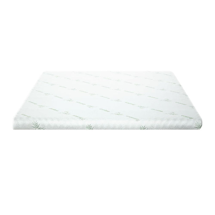Memory Foam Mattress Topper Cool Gel Bed Mat Bamboo 10cm