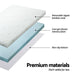 Memory Foam Mattress Topper Cool Gel Bed Mat Bamboo 10cm