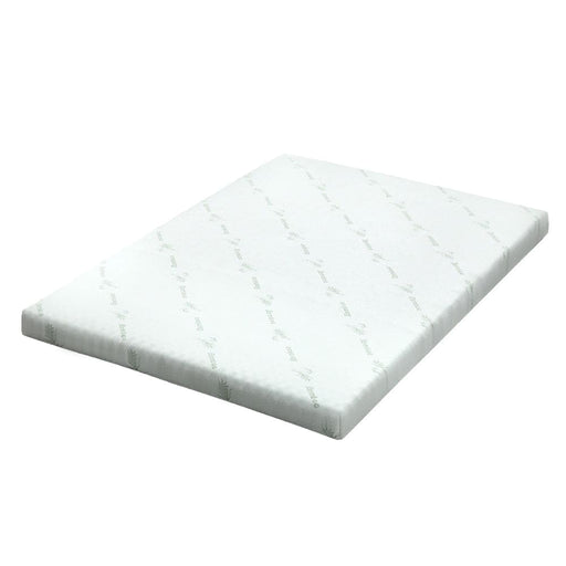 Memory Foam Mattress Topper Cool Gel Bed Mat Bamboo 10cm