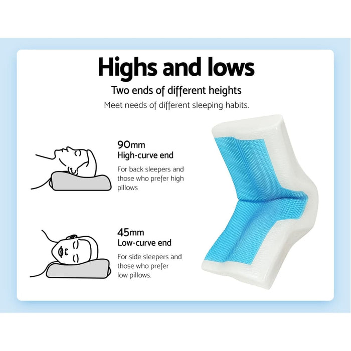Memory Foam Pillow Neck Pillows Contour Rebound Cushion