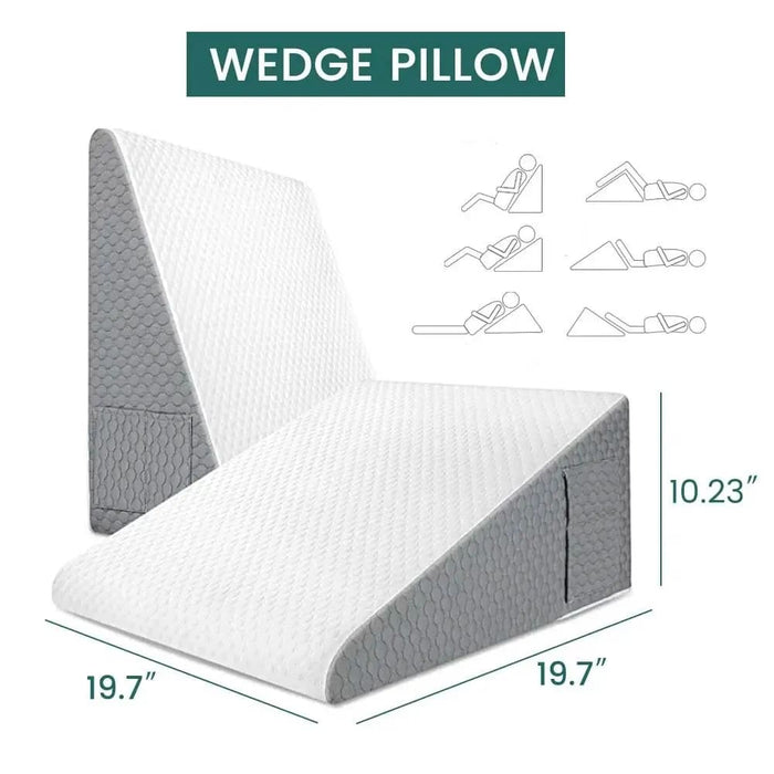 Memory Foam Wedge Pillow For Acid Reflux Relief