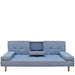 Mendoza 2 in 1 Sofa Bed Couch Grey Pull Down Cupholder 3