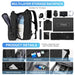 Mens 17 Inch Expandable Laptop Backpack with Usb Charging