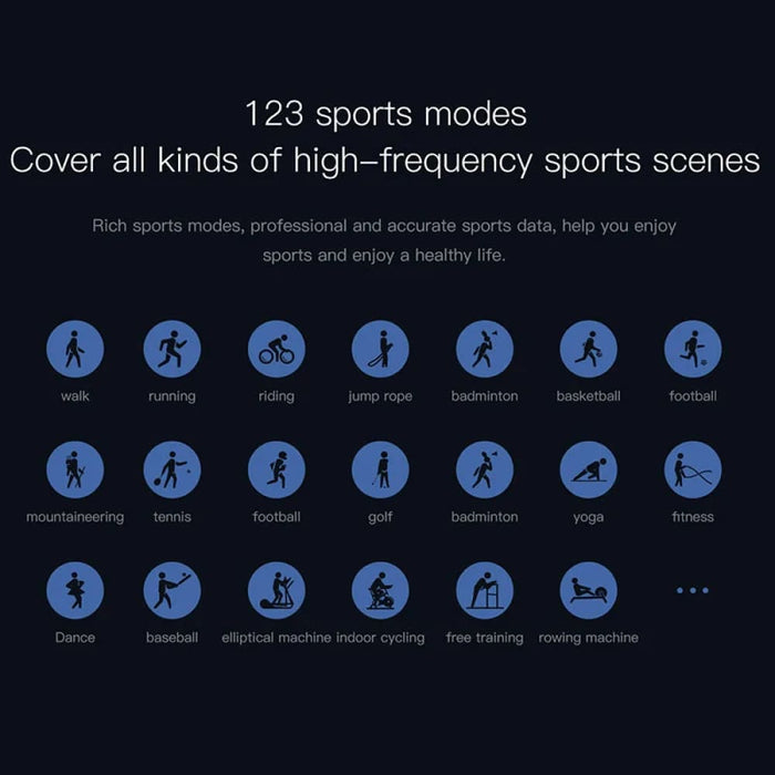 Mens 2.01’’ Hd Big Screen Bluetooth Call 130 + Sports