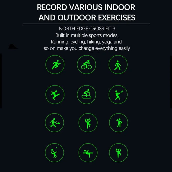 Mens Hd Amoled Display Waterproof 50m Sports Smart Watch