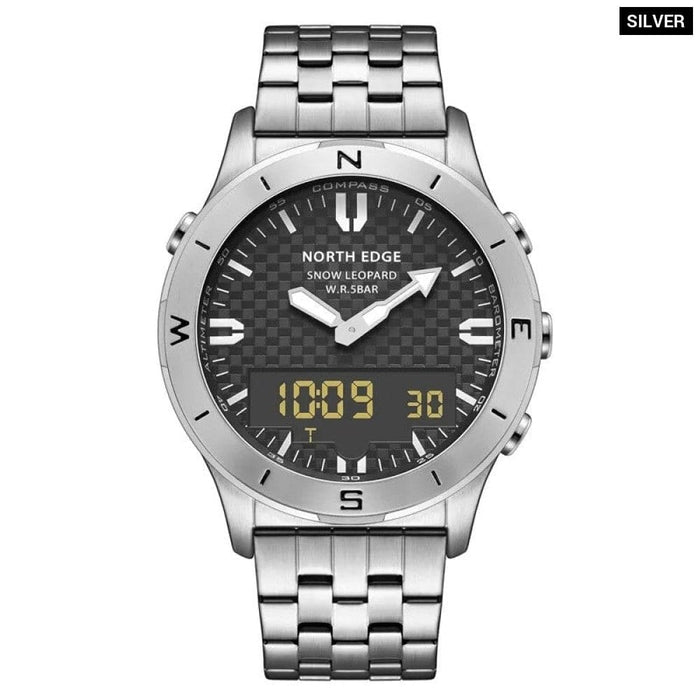 Mens Business Waterproof 50m Luminous Sports Digital Watch