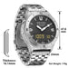 Mens Business Waterproof 50m Luminous Sports Digital Watch