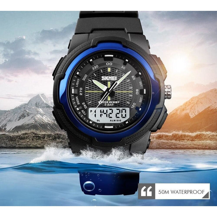 Men’s Military Sports Led Digital 50m Waterproof Casual
