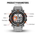 Men’s Multi-functional Big Dial Led Sport Wrist Watch