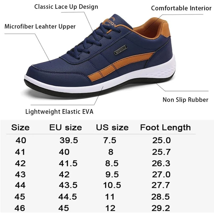 Mens Non Slip Walking Sneakers For Leisure And Sports