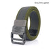 Mens Nylon Tactical Belt with Alloy Button 3.8cm Wide