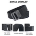 Mens Nylon Tactical Belt with Alloy Button 3.8cm Wide