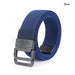 Mens Nylon Tactical Belt with Alloy Button 3.8cm Wide