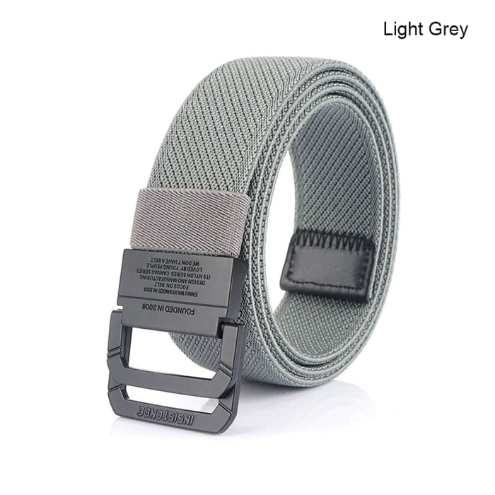 Mens Nylon Tactical Belt with Alloy Button 3.8cm Wide