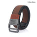 Mens Nylon Tactical Belt with Alloy Button 3.8cm Wide