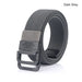 Mens Nylon Tactical Belt with Alloy Button 3.8cm Wide