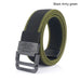 Mens Nylon Tactical Belt with Alloy Button 3.8cm Wide