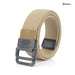 Mens Nylon Tactical Belt with Alloy Button 3.8cm Wide