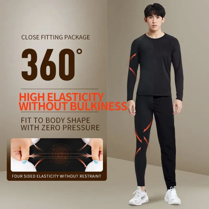 Mens Plush Warm Pants for Autumn Winter High Elasticity