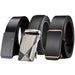 Mens Pu Leather Automatic Buckle Belt High Quality Casual