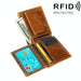 Mens Rfid Leather Wallet With Card Slots