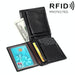 Mens Rfid Leather Wallet With Card Slots