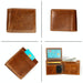Mens Rfid Leather Wallet With Card Slots