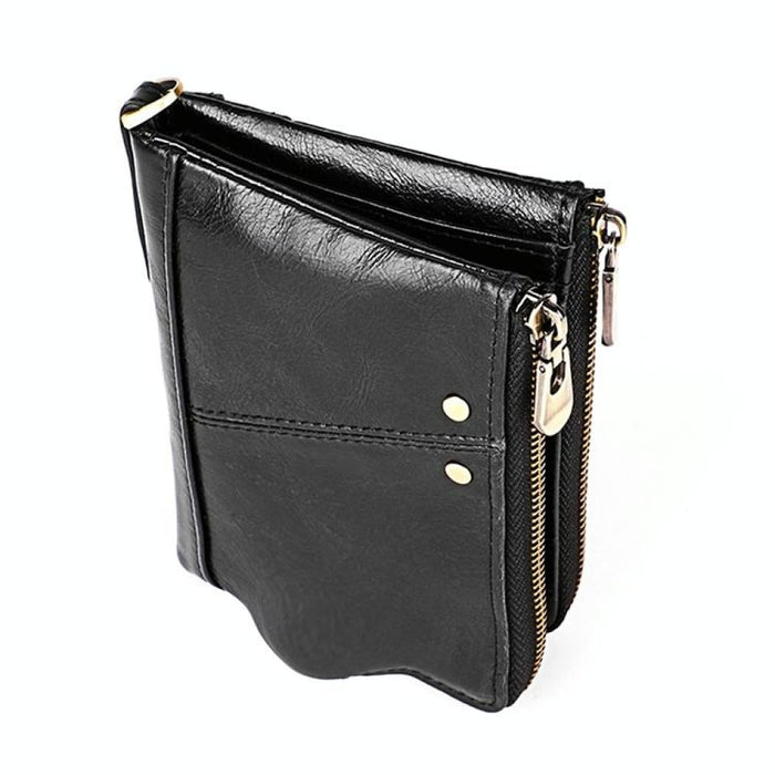 Mens Rfid Leather Wallet With Card Slots
