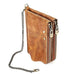 Mens Rfid Leather Wallet With Strap And Card Slots