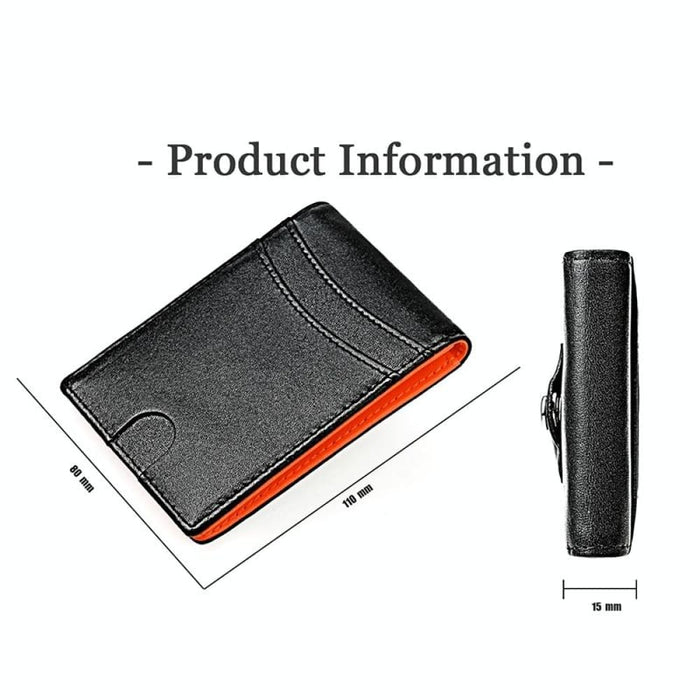 Mens Rfid Leather Wallet With Tracker Pocket