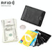 Mens Rfid Leather Wallet With Tracker Pocket